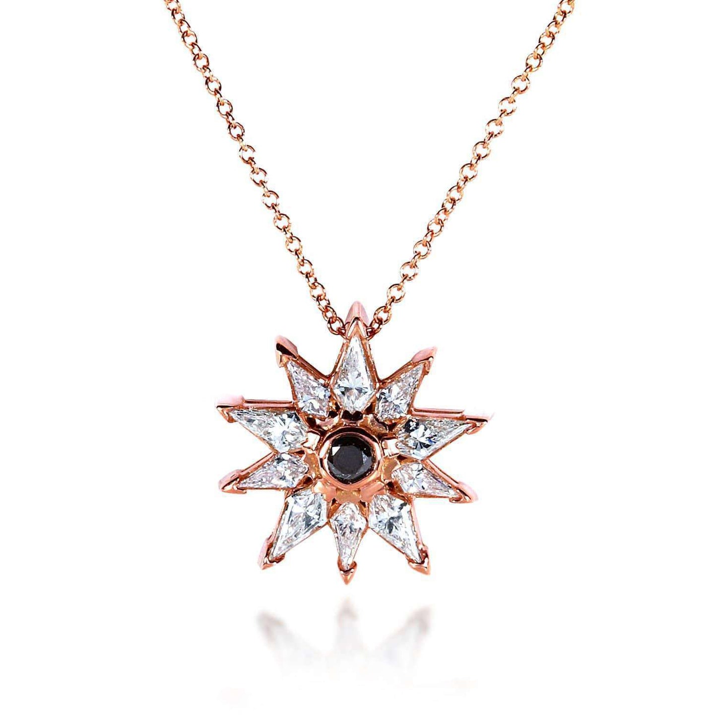 0.68 Carat Natural Diamond Star Kite Necklace