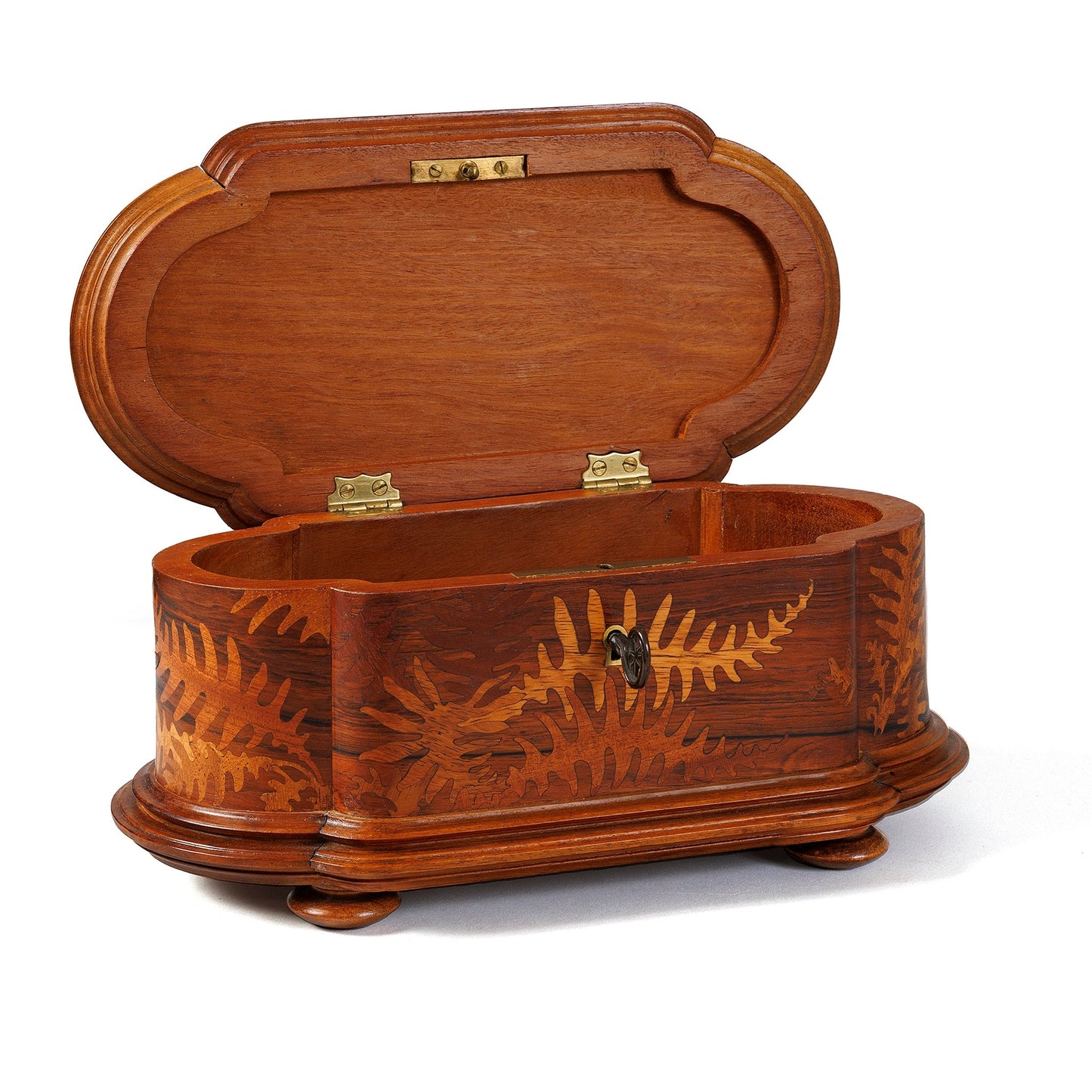 ¨¦mile Gall¨¦ Marquetry Mayfly and Ferns Coffret