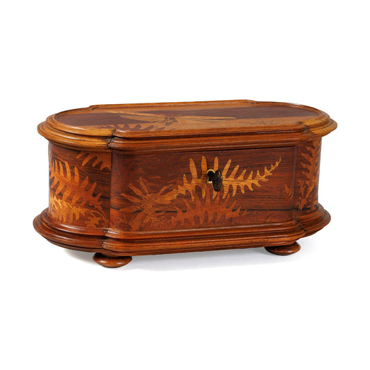 ¨¦mile Gall¨¦ Marquetry Mayfly and Ferns Coffret